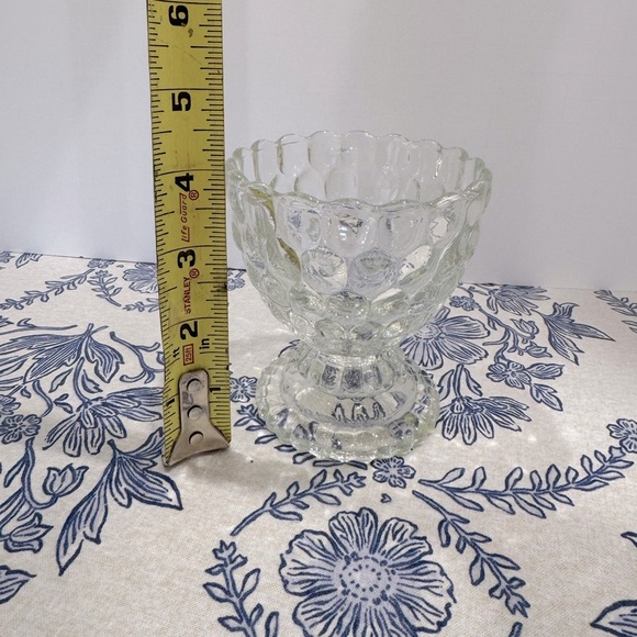 Vintage Avon Elegant Clear Glass Pedestal dish - Picture 2 of 6